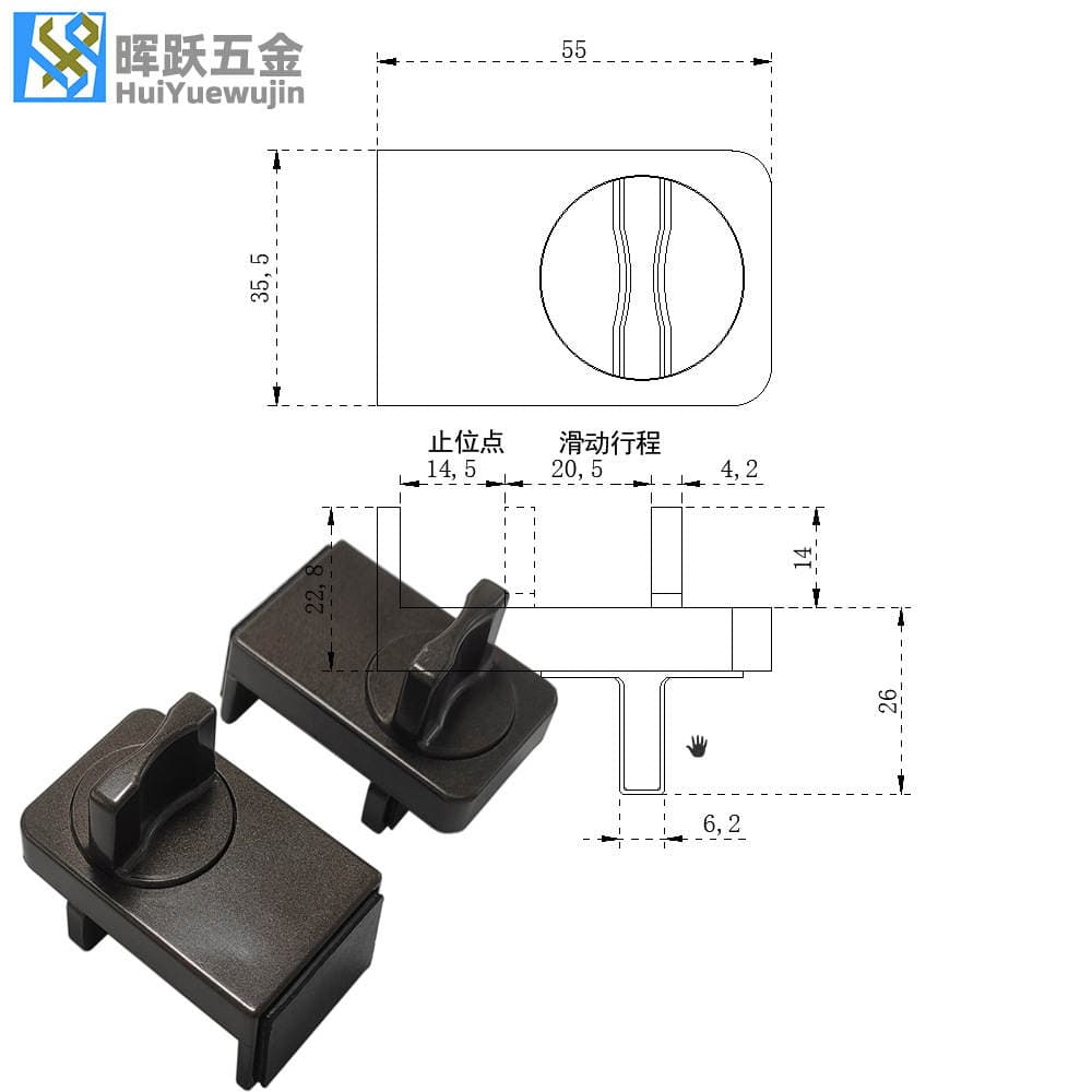 Window Lock Aluminum Alloy Screen Window Door and Window Lock Sliding Door and Window Kids Protection Safety Lock Artifact Anti-Theft Limiter 2