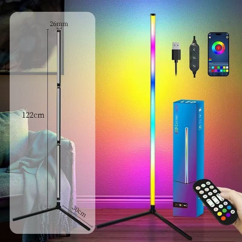 Three-section spliced ​​floor lamp