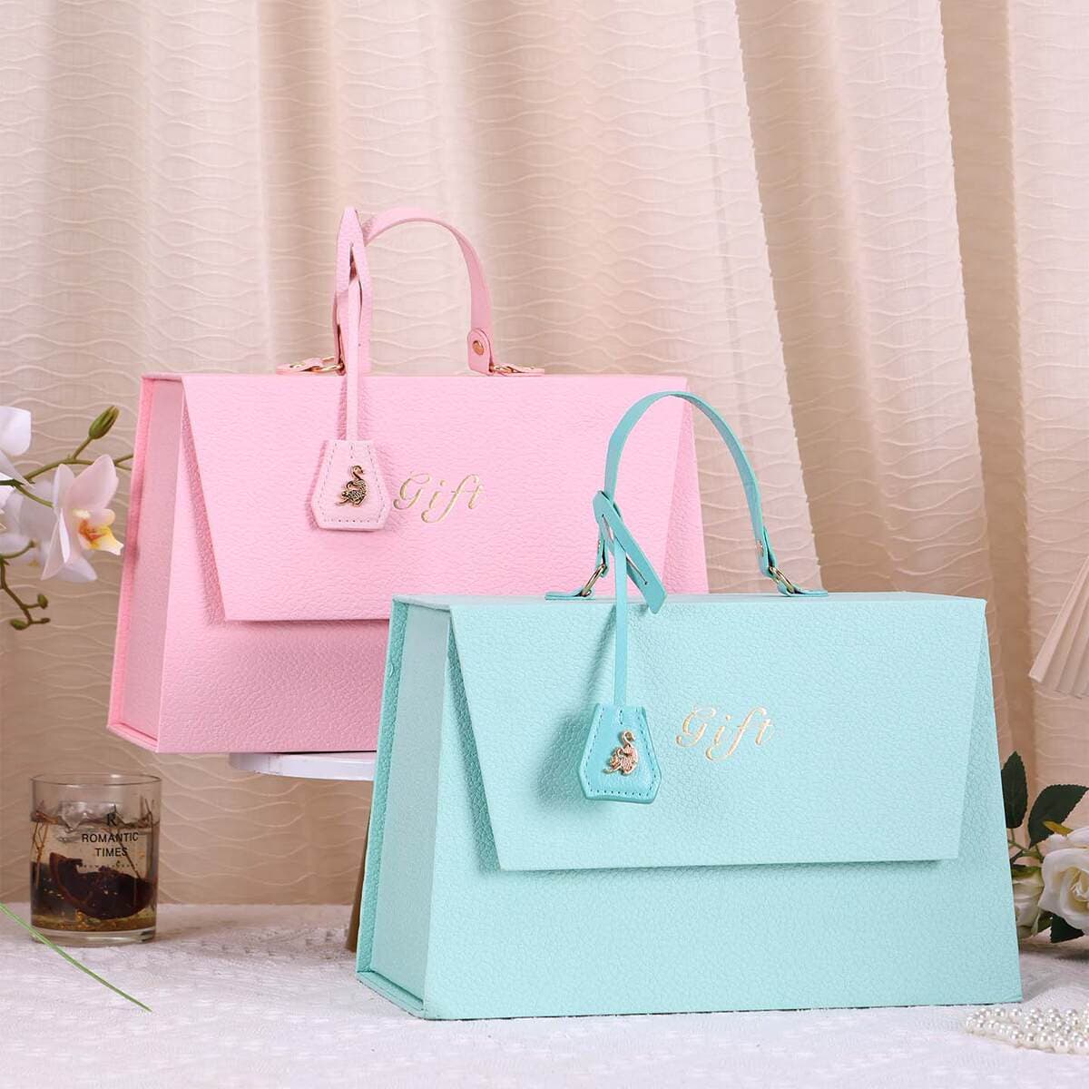 New Ins Style Trapezoidal Satchel Gift Box for Besties Gift Box Valentine's Day Cosmetics Perfume Souvenir Empty Box 1