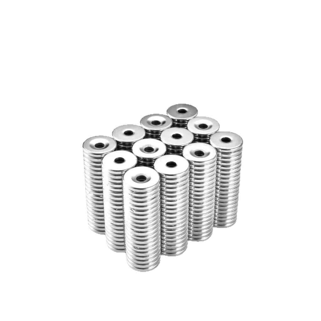 Factory Wholesale Round Hole Strong Magnet Super Strong Suction High Strength Neodymium Iron Boron Magnet Permanent Magnet Material 5