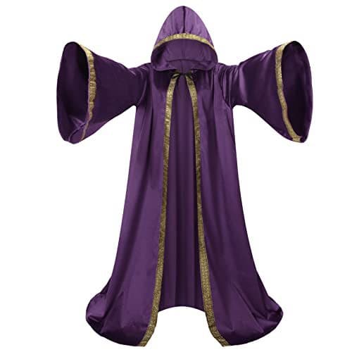 Velvet lace cape-purple