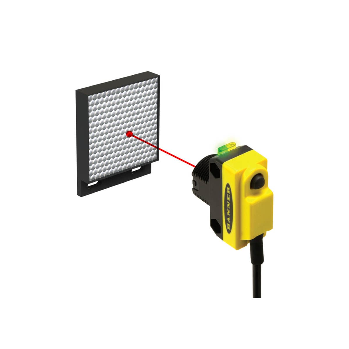 Banner Banner Qs18 Photoelectric Switch Sensor Qs18En6Xlpc Qs18Vn6Laf 3