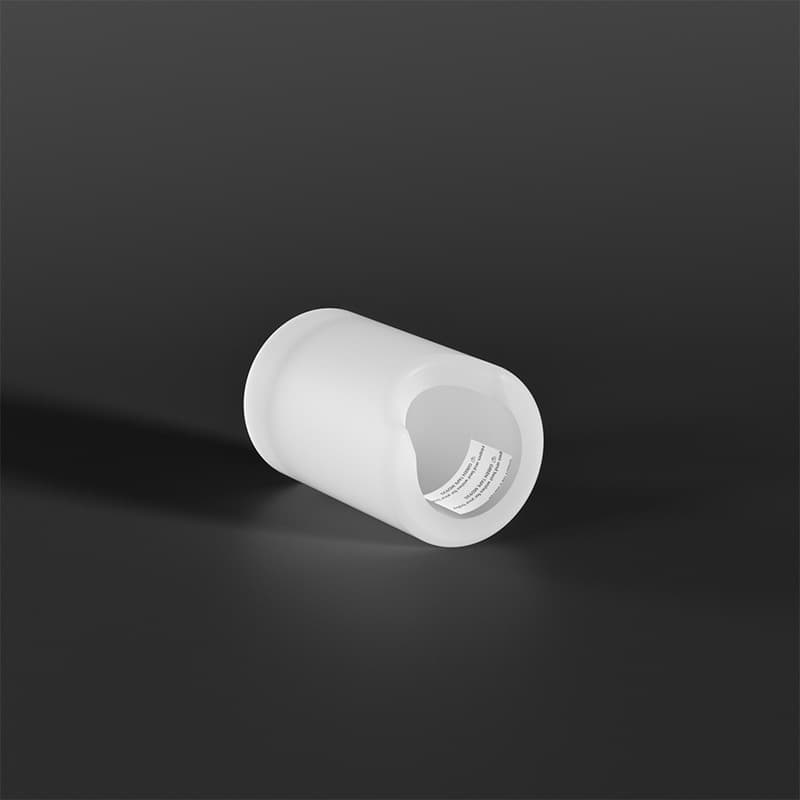 Cylindrical handle translucent