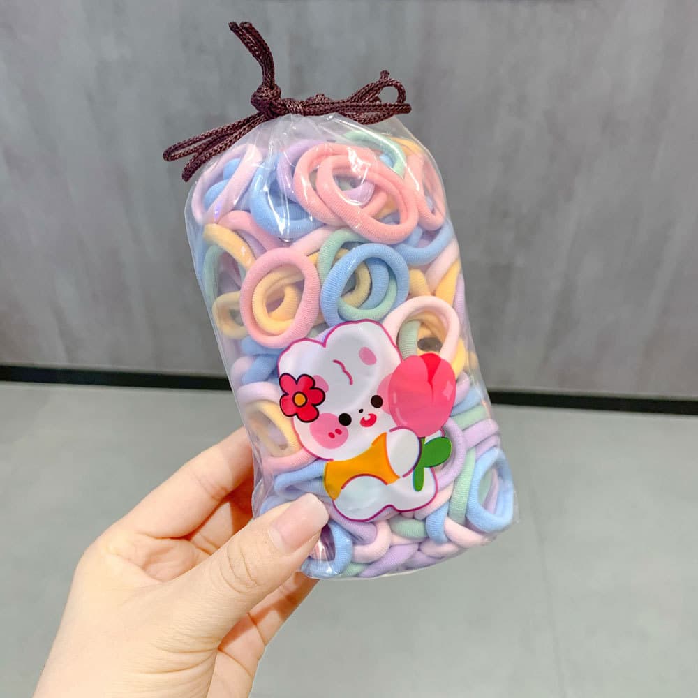 Cream 200 pieces [cartoon drawstring bag]
