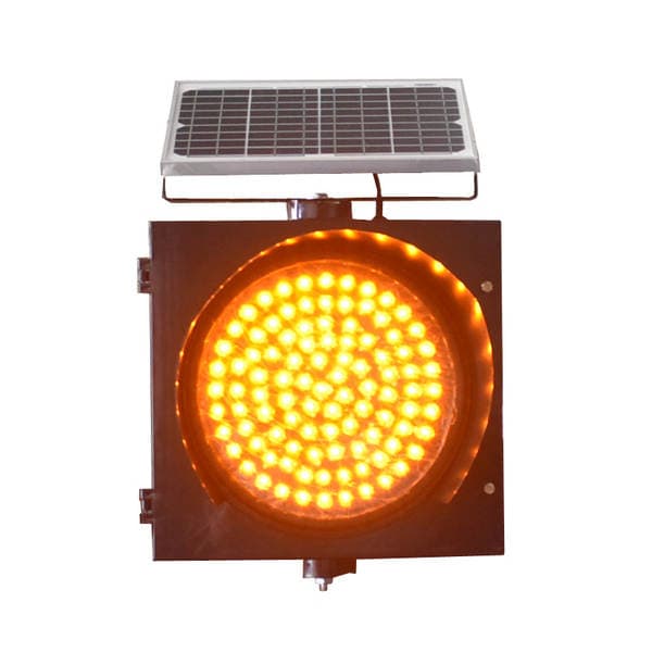 300MM Solar Yellow Flashing Light, Solar LED Signal Light Lamp, Solar Warning Light