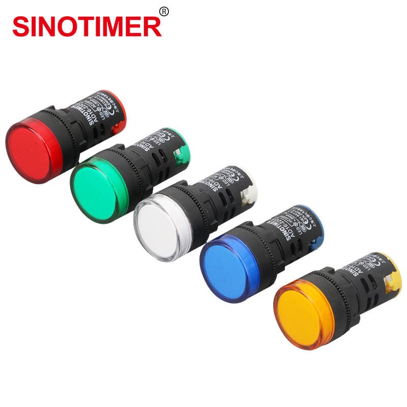 AD16-22D/S power indicator light 220V/12V/24V/110V/380V AC DC signal light 22mm 5