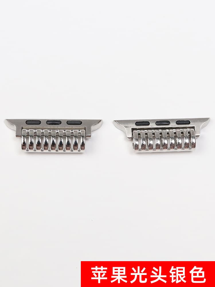 Bald head connector-silver