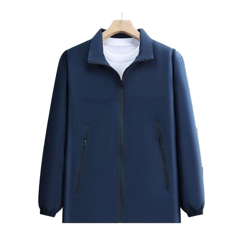 Anti-static thin jacket personalized work clothes-------Navy blue