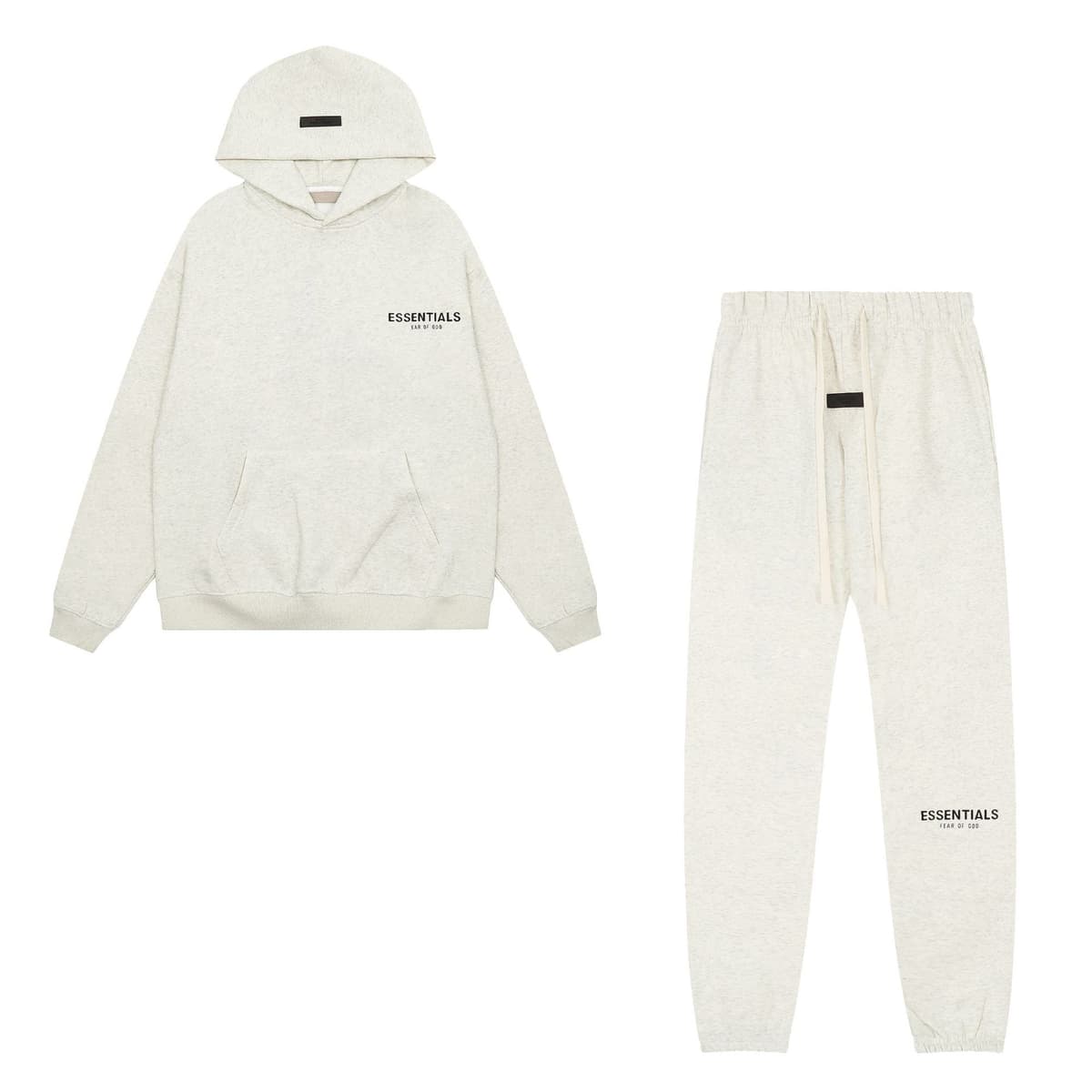 Oatmeal gray flocking set