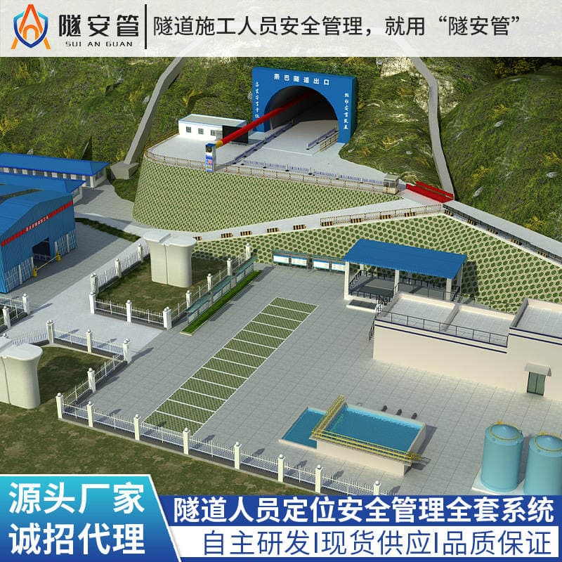 Tunnel Frame Staff Vehicle Positioning Monitoring System UWB High Precision 30cm Monitoring Management Equipment 1
