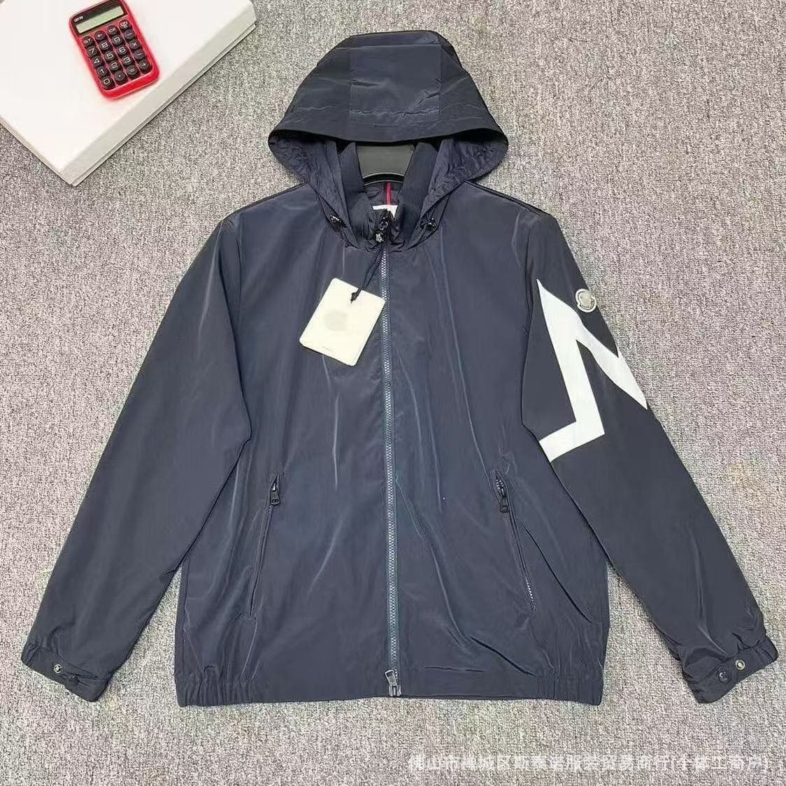 Sleeve m windbreaker navy blue