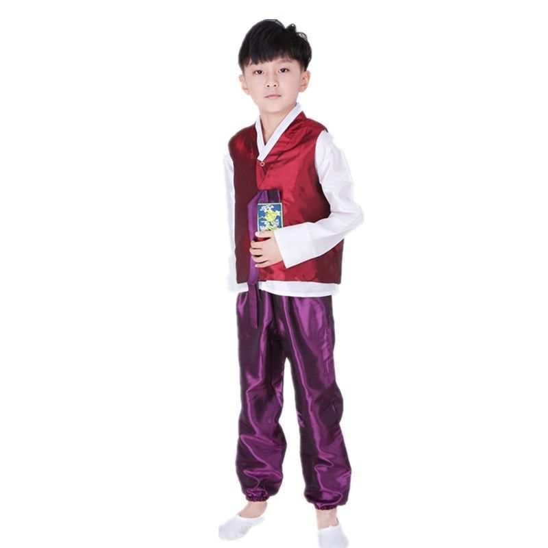 Men's burgundy suit