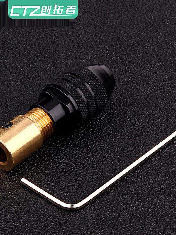 Mini Electric Drill Chuck Self-Tightening, Small Electric Drill Bit Holder, Hand Drill Small Electric Grinder Woodworking Brass Drill Chuck 1