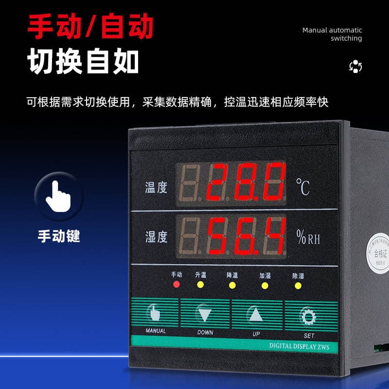 96 Intelligent Digital Display Temperature and Humidity Controller Ca-9601 High and Low Voltage Switch Cabinet Heating and Dehumidification Equipment Thermostat 3