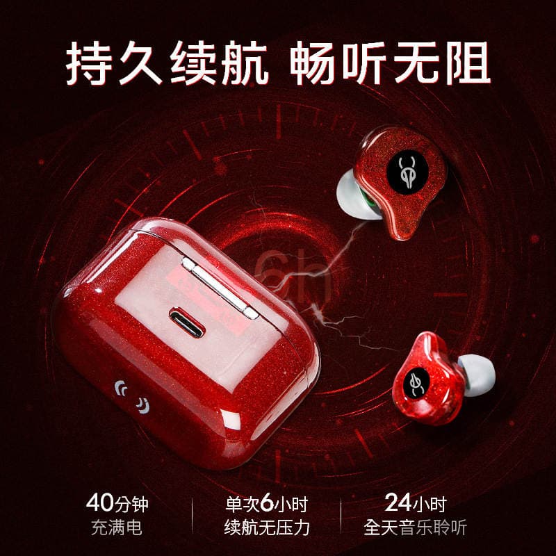 Magic Yan Liguang Sabbat E12 Wireless Tws Bluetooth Headset Binaural Sports 5 Qualcomm Aptx Black Technology Cross-Border 2