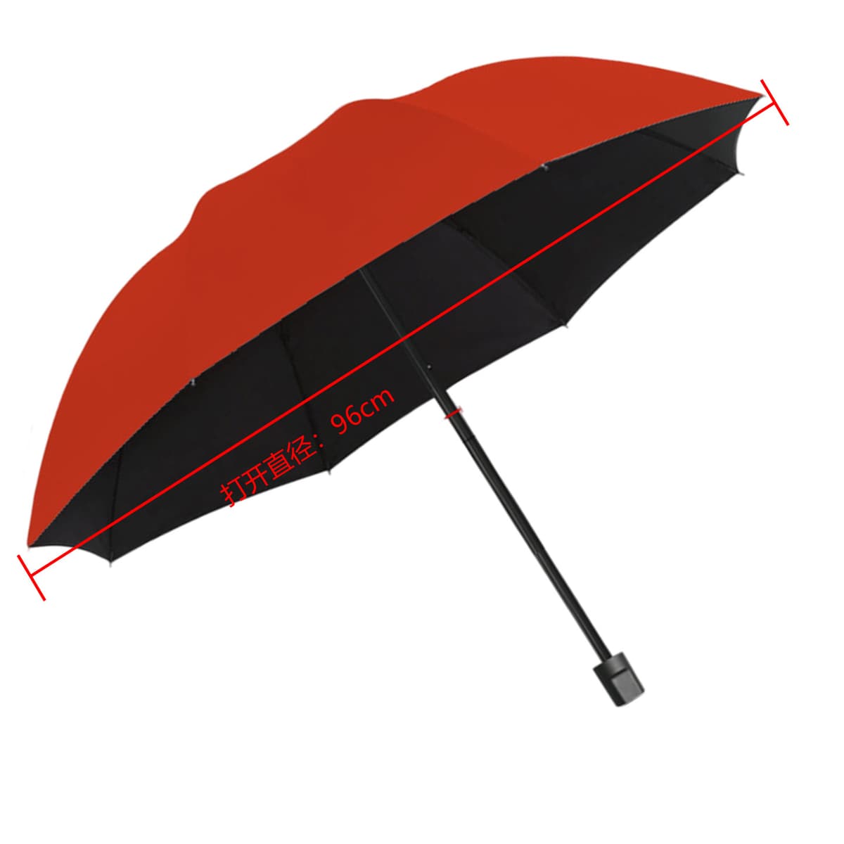 [manual model] 8-bone tanghong reinforced umbrella for rain or shine