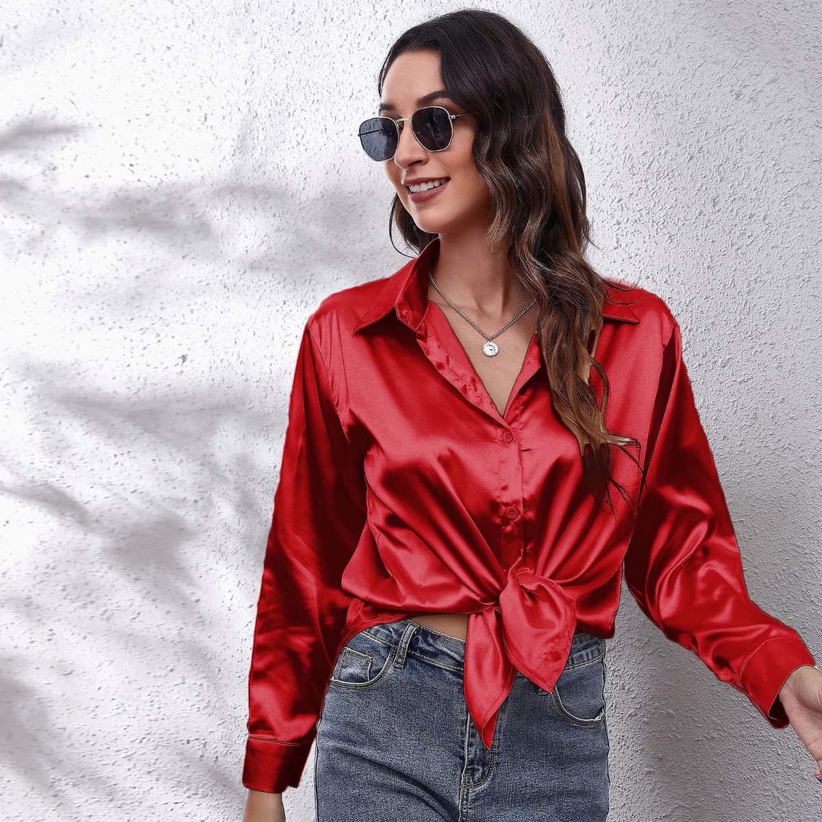Bright red