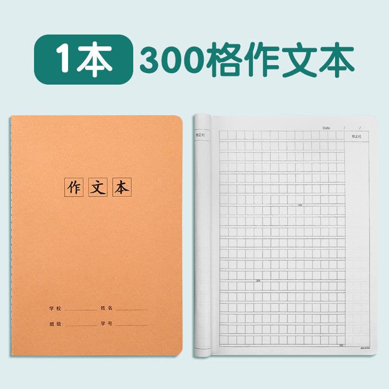 B5 composition notebook, 300 pages - 1 unit