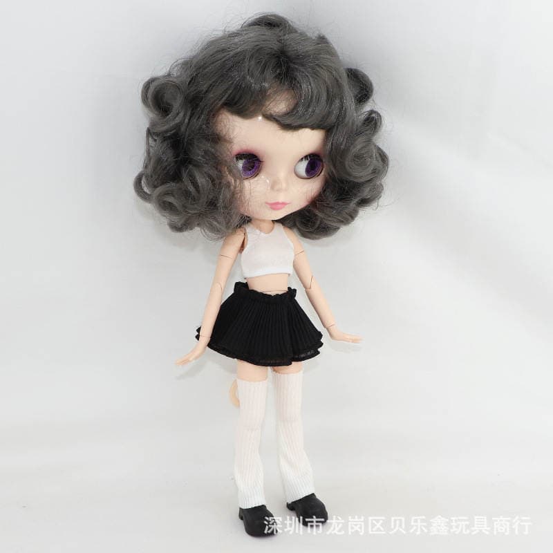 Manufacturer Wholesale Blythe Doll Clothes Ob22 Ob24 Azone Body 19 Joint Body Over-The-Knee Socks Knitted Sock Covers 3