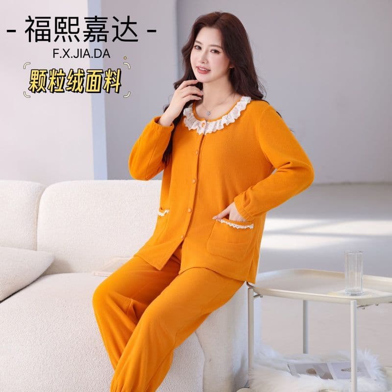 25126 pajamas ginger yellow