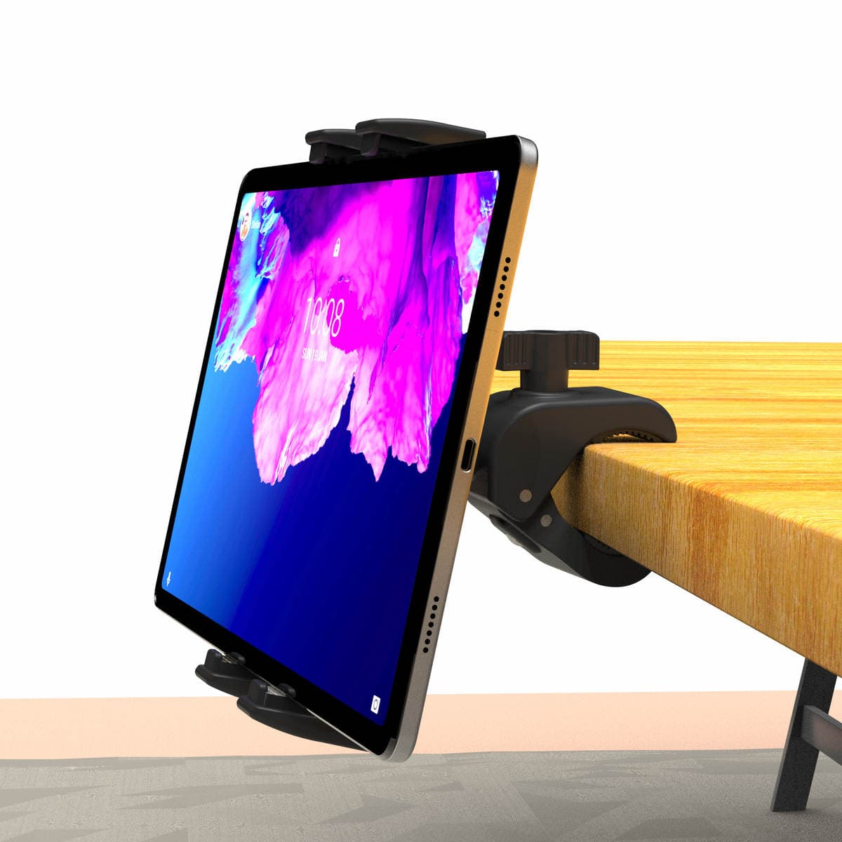 Double stretch rotating mobile phone flat clip horizontal and vertical TikTok Net Red live broadcast selfie stick transfer tablet Chuck accessories 5