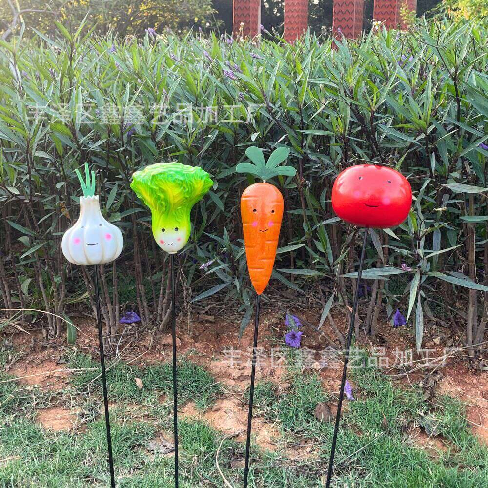 Açıq hava bağ dekorasiyaları: Plastik meyvə və tərəvəz tutacaqları 2
