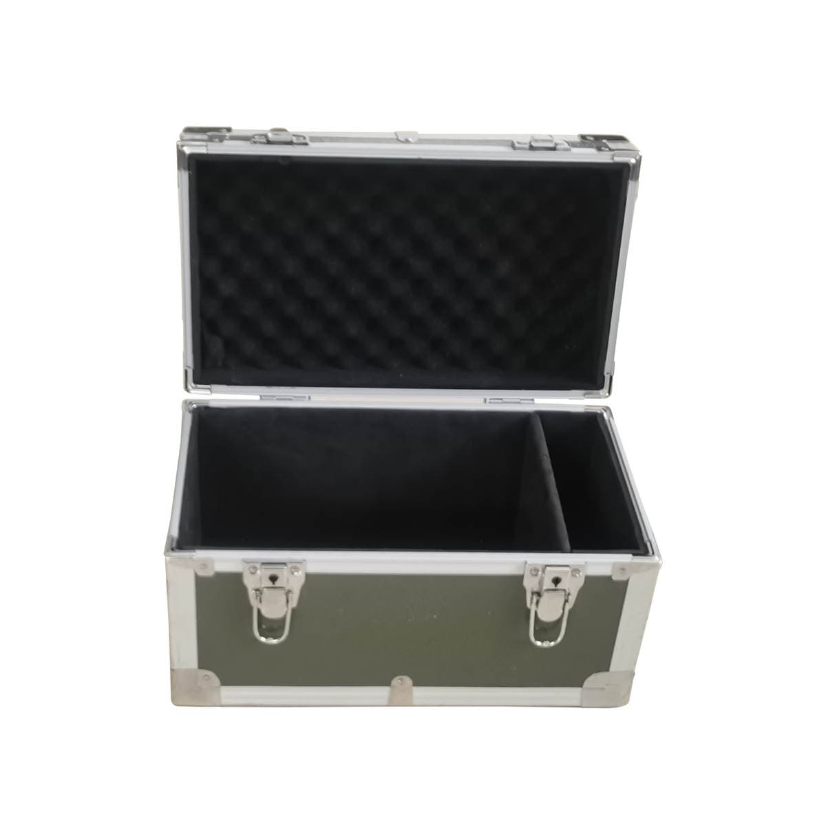 Aluminum Alloy packing box instrument box precision instrument box black round corner portable toolbox aviation consignment box 2