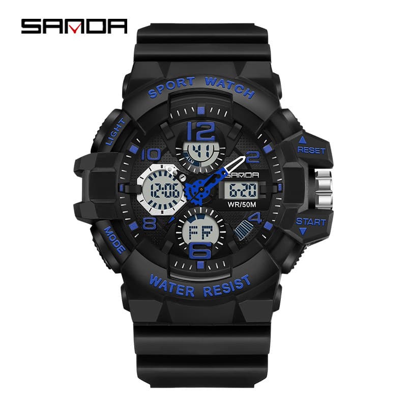 Black and blue