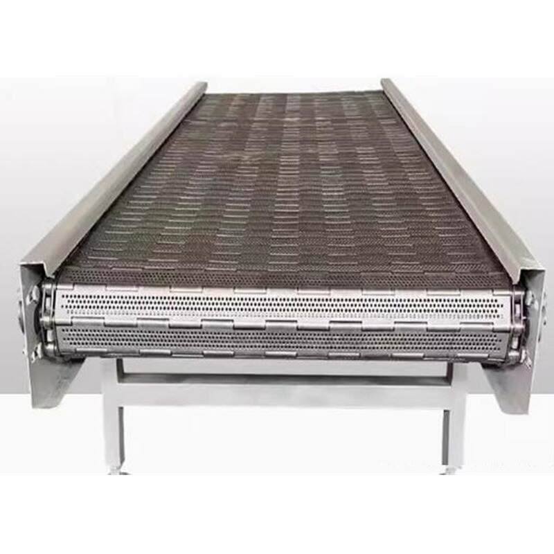 Stainless Steel Chain Plate Conveyor Food Cleaning Drying Chain Plate Conveyor Belt Heavy Industrial Plate Chain Feeding Hoist 5