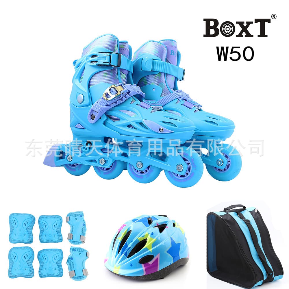 Blue W50 + scorpion protector + helmet + Backpack