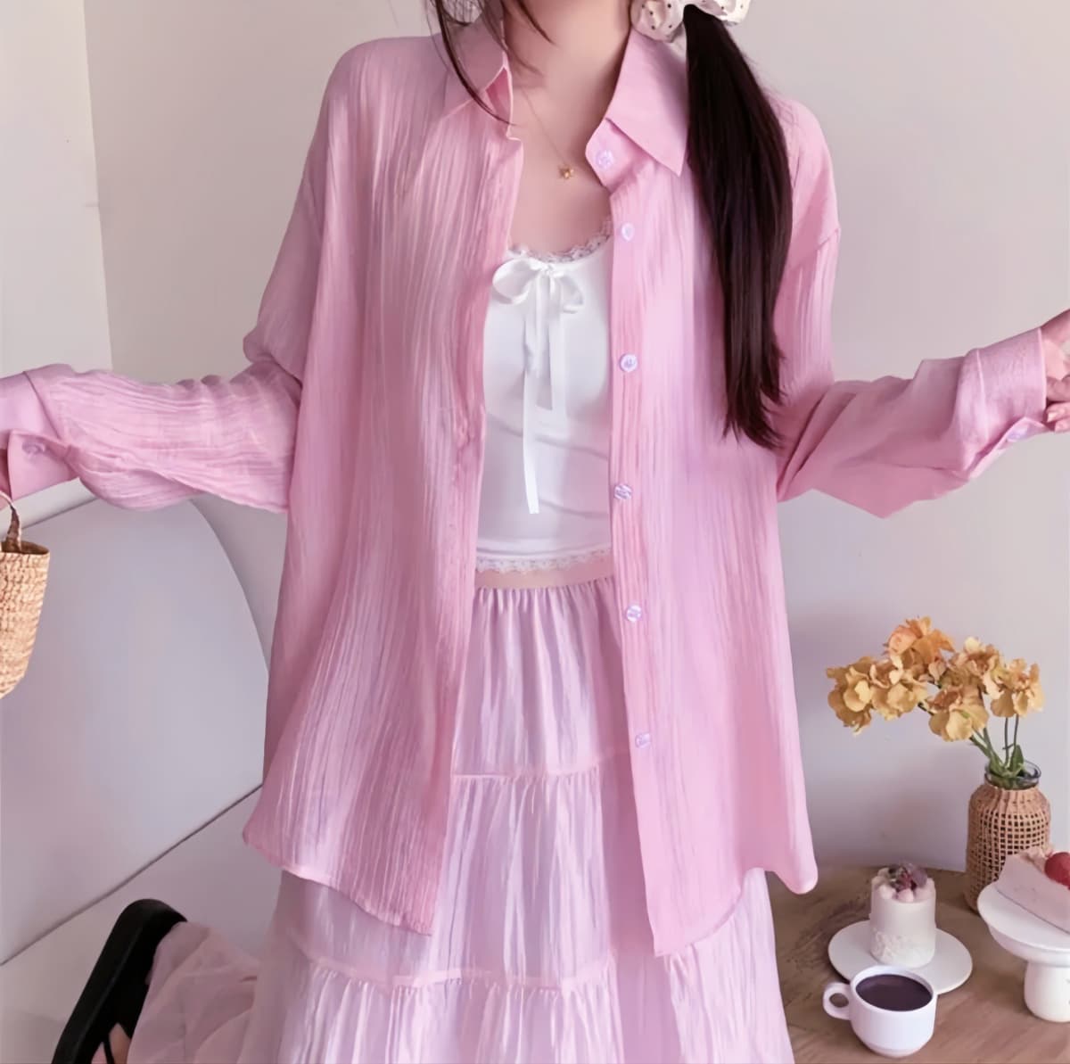 268 pink without pockets