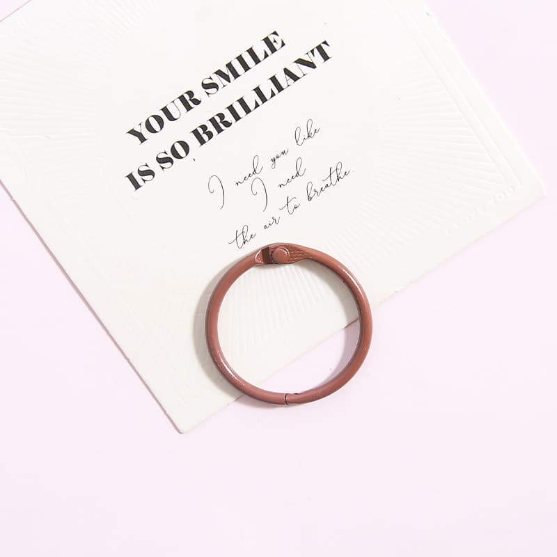 Brown 3cm clip ring