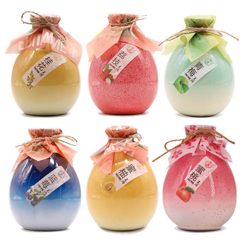 Zhejiang Family's Traditional Style Fruit Wine: Peach Blossom Drunken Plum Wine, Grapefruit, Osmanthus, Lychee Low-Alcohol Wine - in Stock for Immediate Dispatch 5