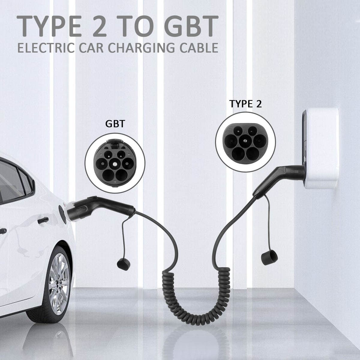St-E252 GBT EV şarj kabeli, ikibaşlı, Avropa-Milli standart, 3.5-22kW 4