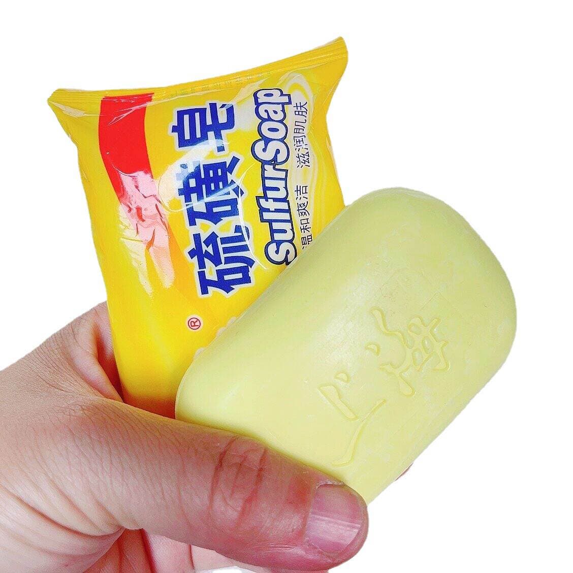 Authentic Shanghai sulfur soap 85g soap procedures are complete and worry-free sales of Jiangsu, Zhejiang, Shanghai and Anhui 72 postage 5