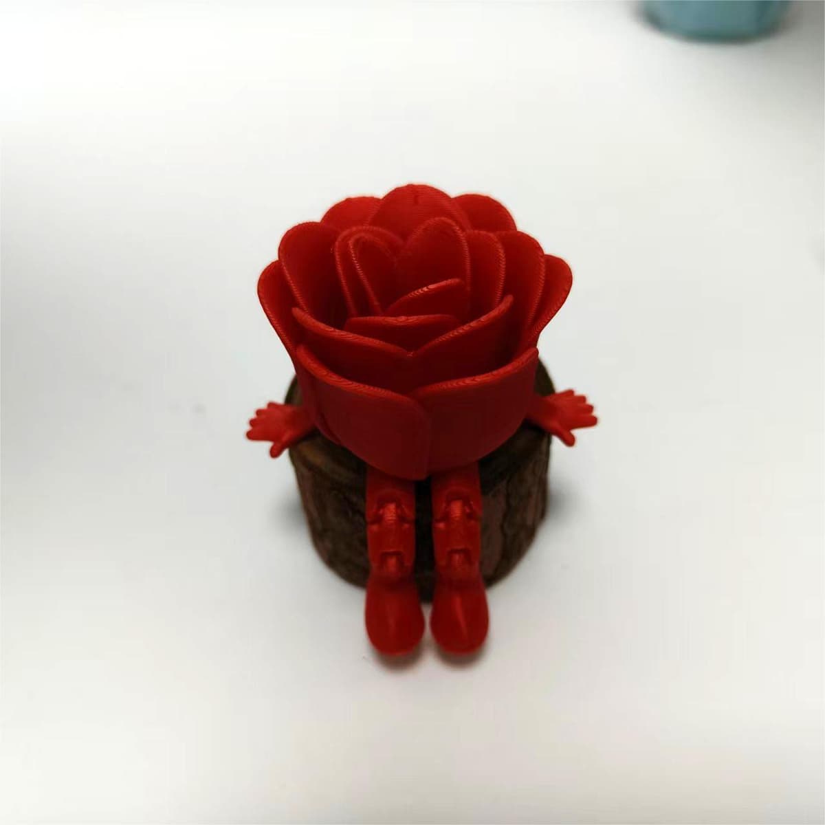 Rose flower man