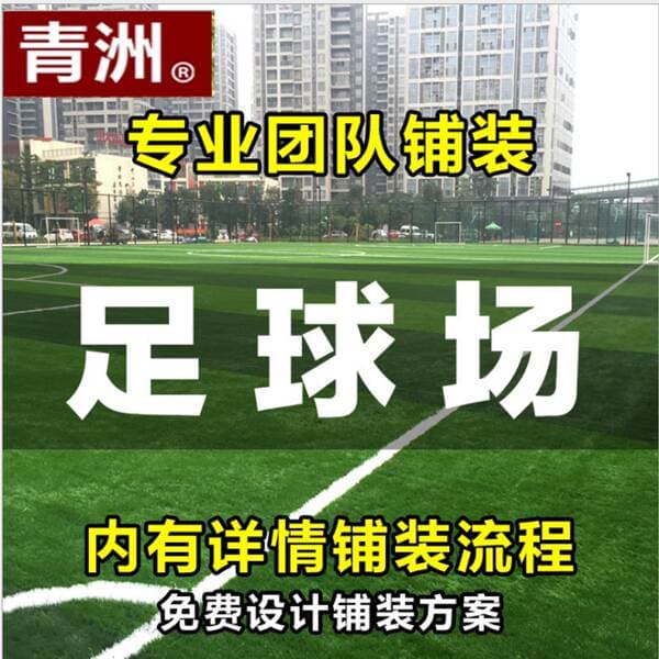 Qingzhou Simulated Lawn, Artificial Turf, Plastic Artificial Turf, Artificial Football Field Project 5cm Package of Materials