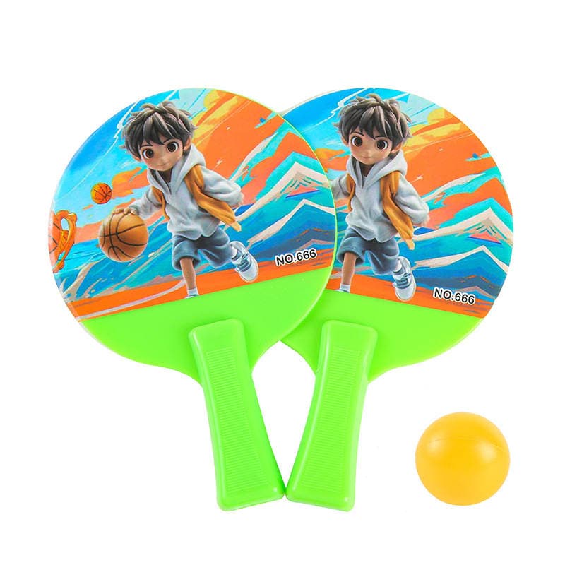 Table tennis racket suit outdoor sports training children students sports goods night market stall children's toys 5