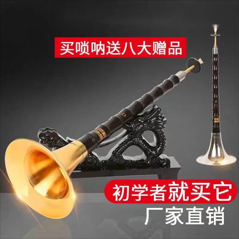 Full Set of Ebony Blackwood Rosewood Suona Instruments for Beginners and Professional Players in D Key 1