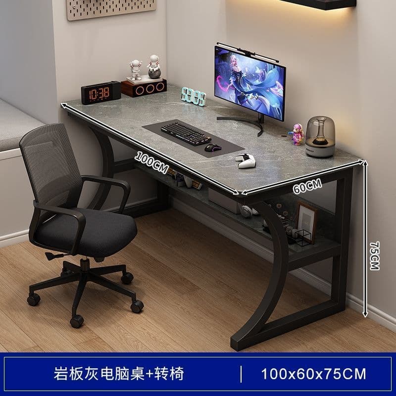 [economic model + swivel chair] slate gray 100cm