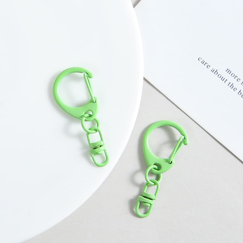[green] d-shaped buckle + 8-shaped buckle