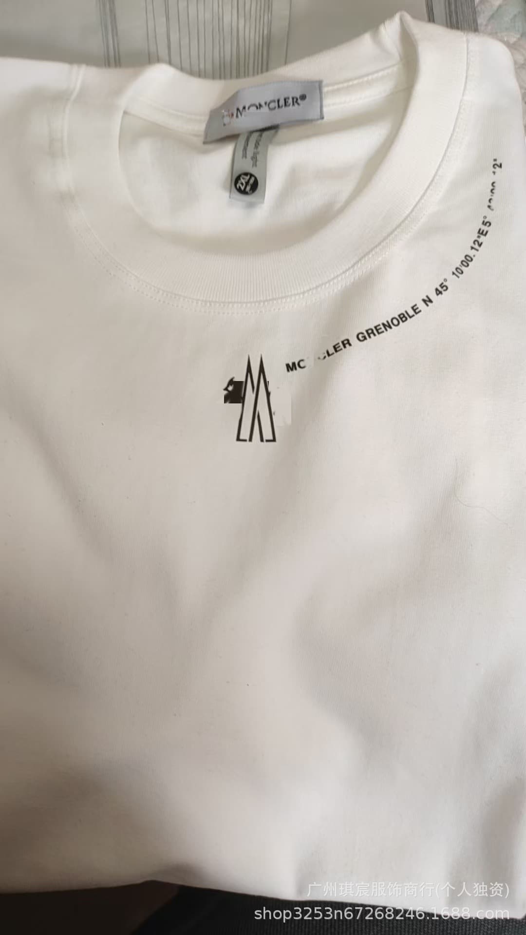 White letters