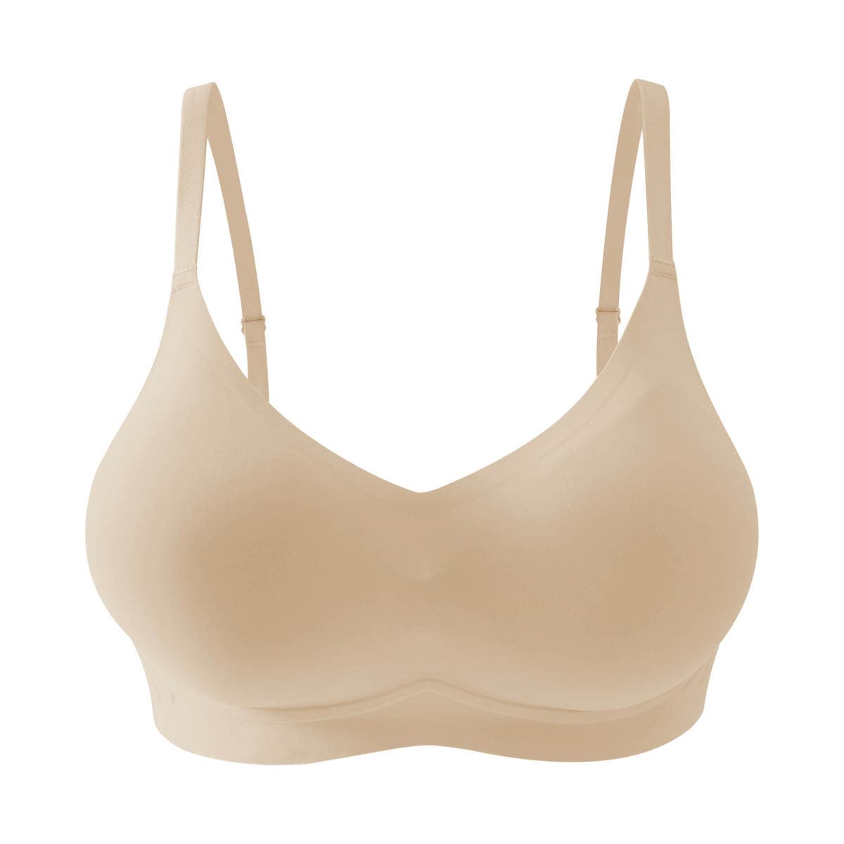 [Processing Customization] Extra-expanded Bra Comfortable Thickened Cup Small Chest Large Gather Soft Support Gloss Seamless Underwear 5