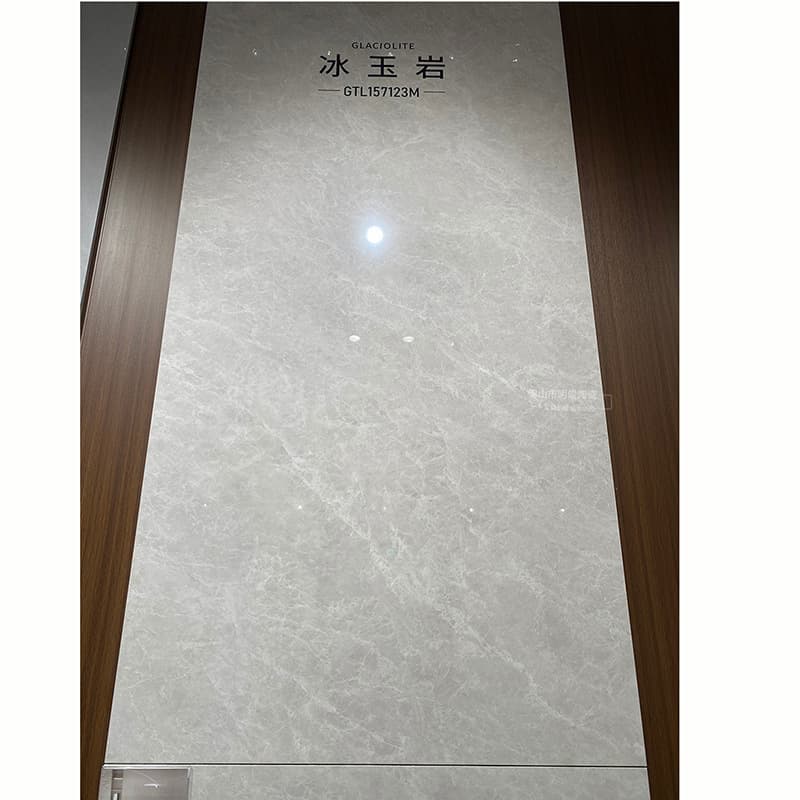 {in stock, made in foshan, guangdong} high-gloss porcelain tile 3c with g-ice jade rock finish