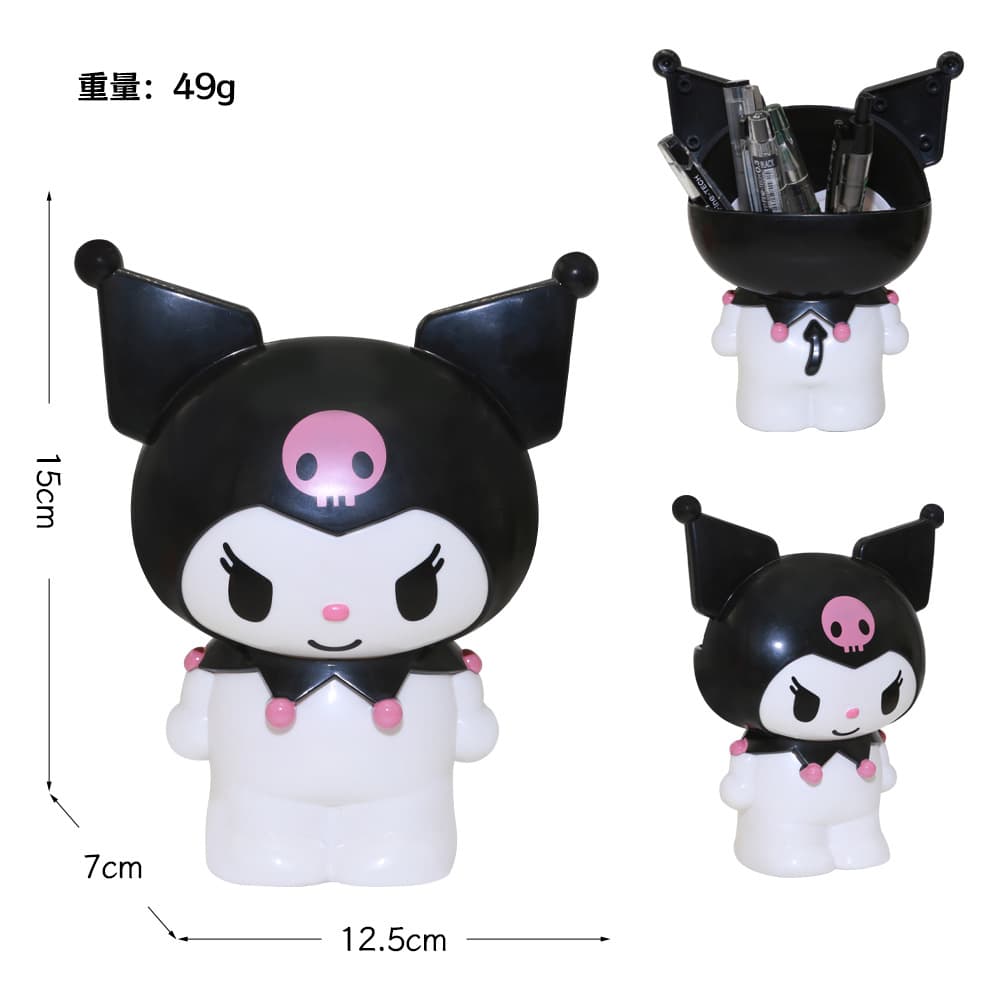 Plastic kuromi pen holder