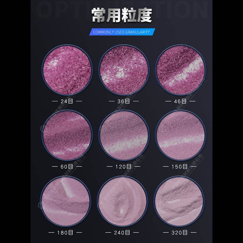 Pink Corundum, High Chrome Corundum, 46 Mesh Grinding Head, Grinding Wheel, Polishing and Sandblasting Powder Corundum, in Stock 4