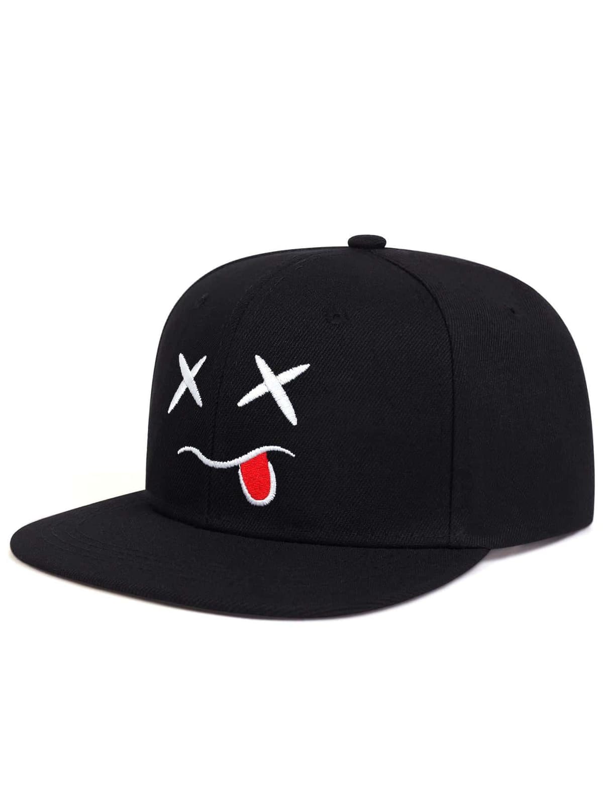 Xx smiley flat brim hat