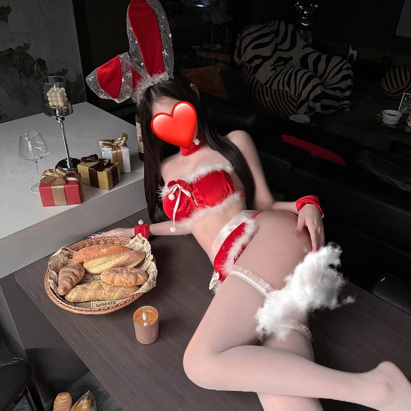 Seksual Milad dovşan qız alt paltarı dəsti 5