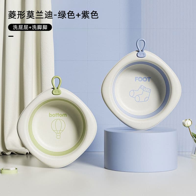 Morandi washbasin-purple + Green [foot wash PP]]