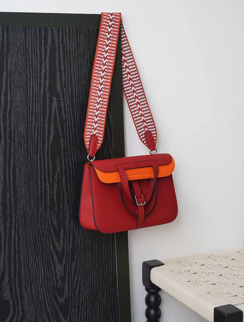 Hermès red & orange (double strap)